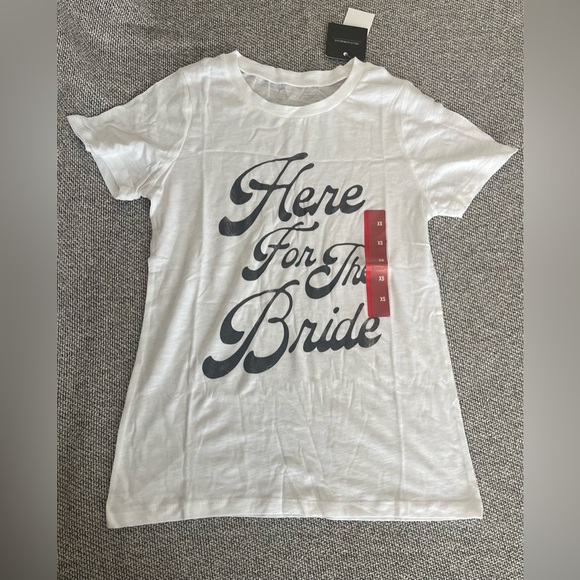 Grayson Threads White T-Shirt “Here  For The Bride” - Picture 2 of 16